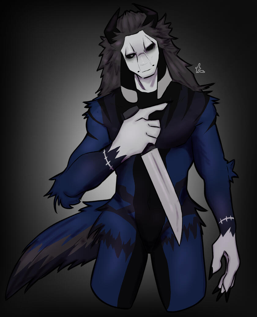 Cell Shaded Half-Body